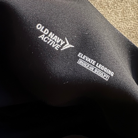 Old NAVI ACTIVE Women's Black High-Waisted Leggings size S - Picture 6 of 8